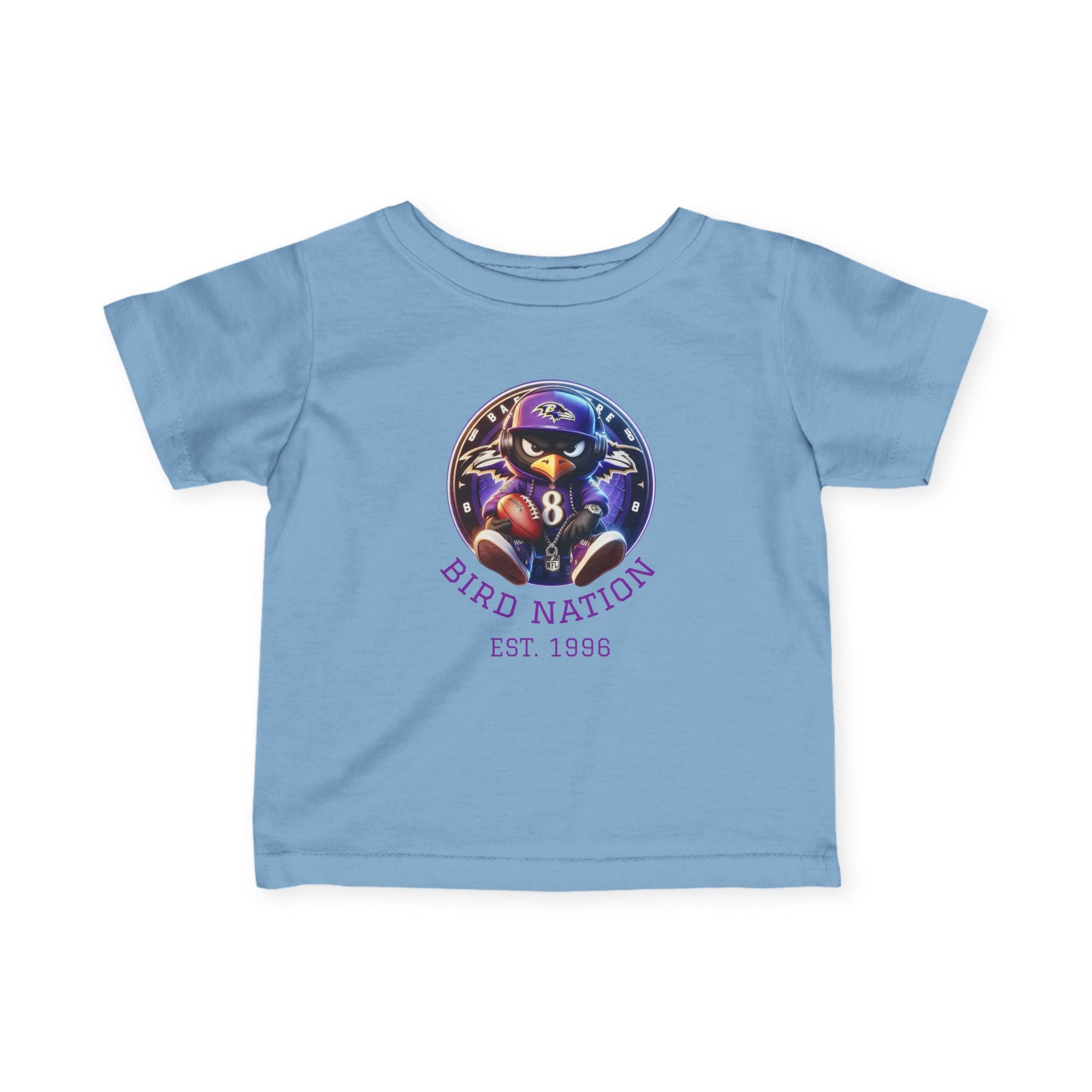 Infant Tee — "Bird Nation" Baby Shirt (Est. 1996)