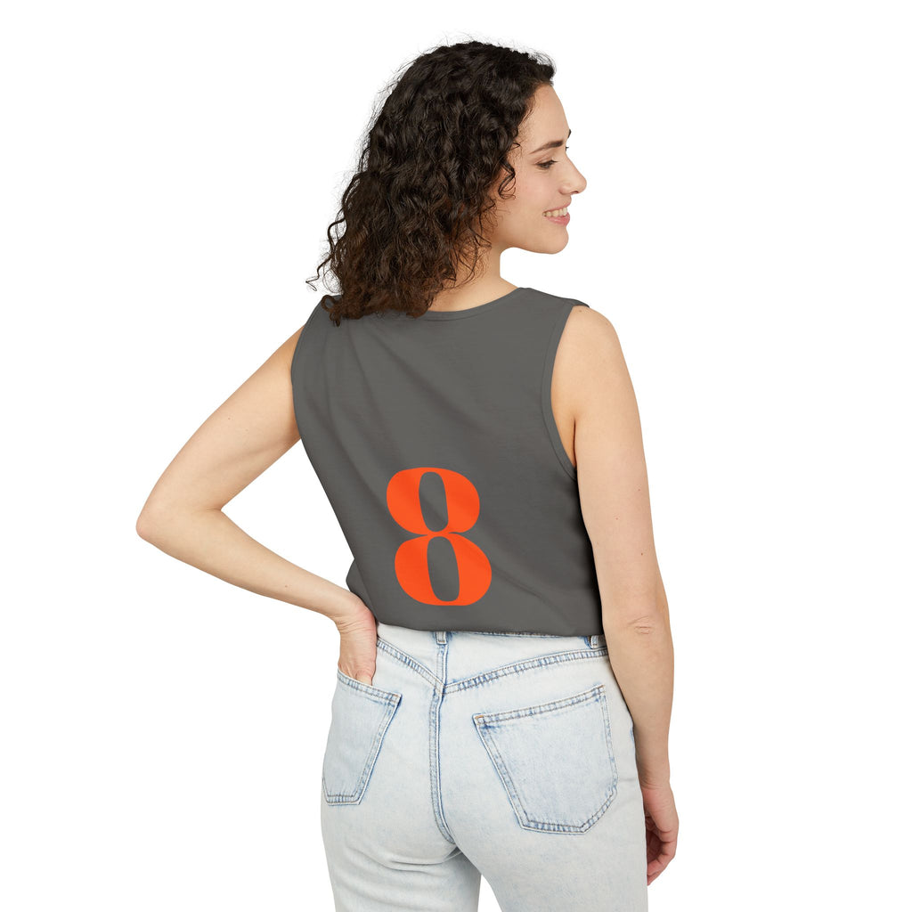 Orioles Vintage Logo Tank Top — Baltimore Baseball Fan Jersey Tank (08 back)