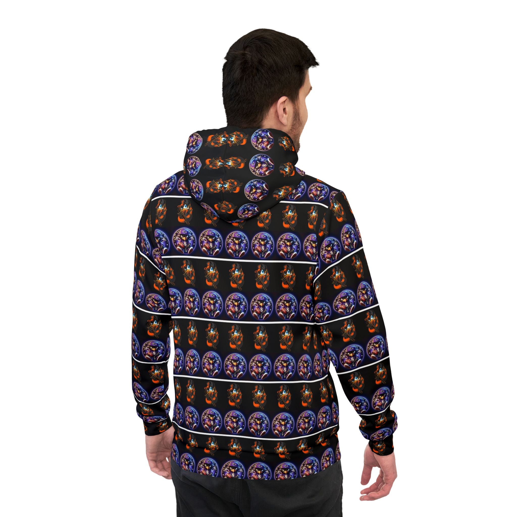 Orioles/Ravens  Athletic Hoodie — Repeating pattern    All-Over Print
