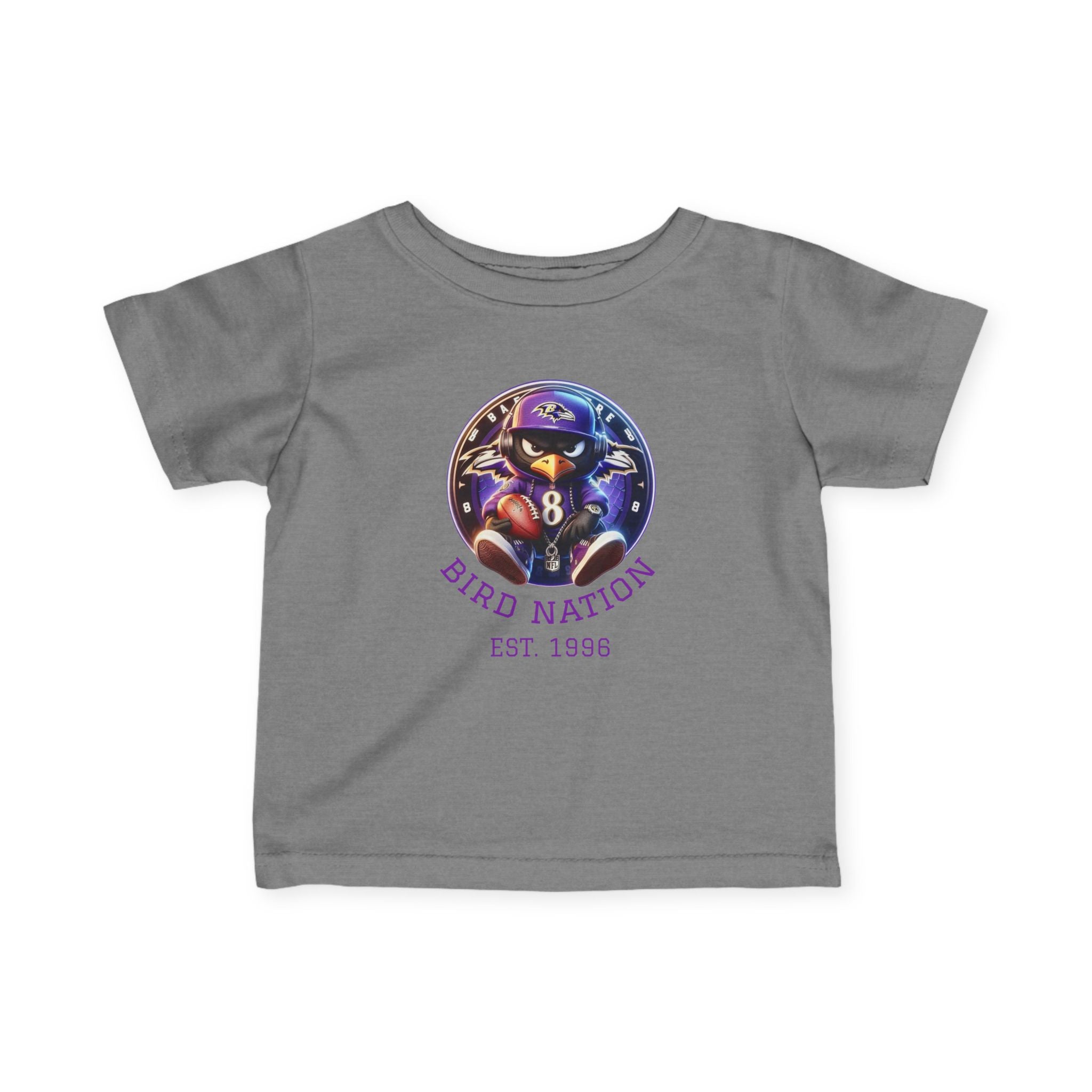 Infant Tee — "Bird Nation" Baby Shirt (Est. 1996)