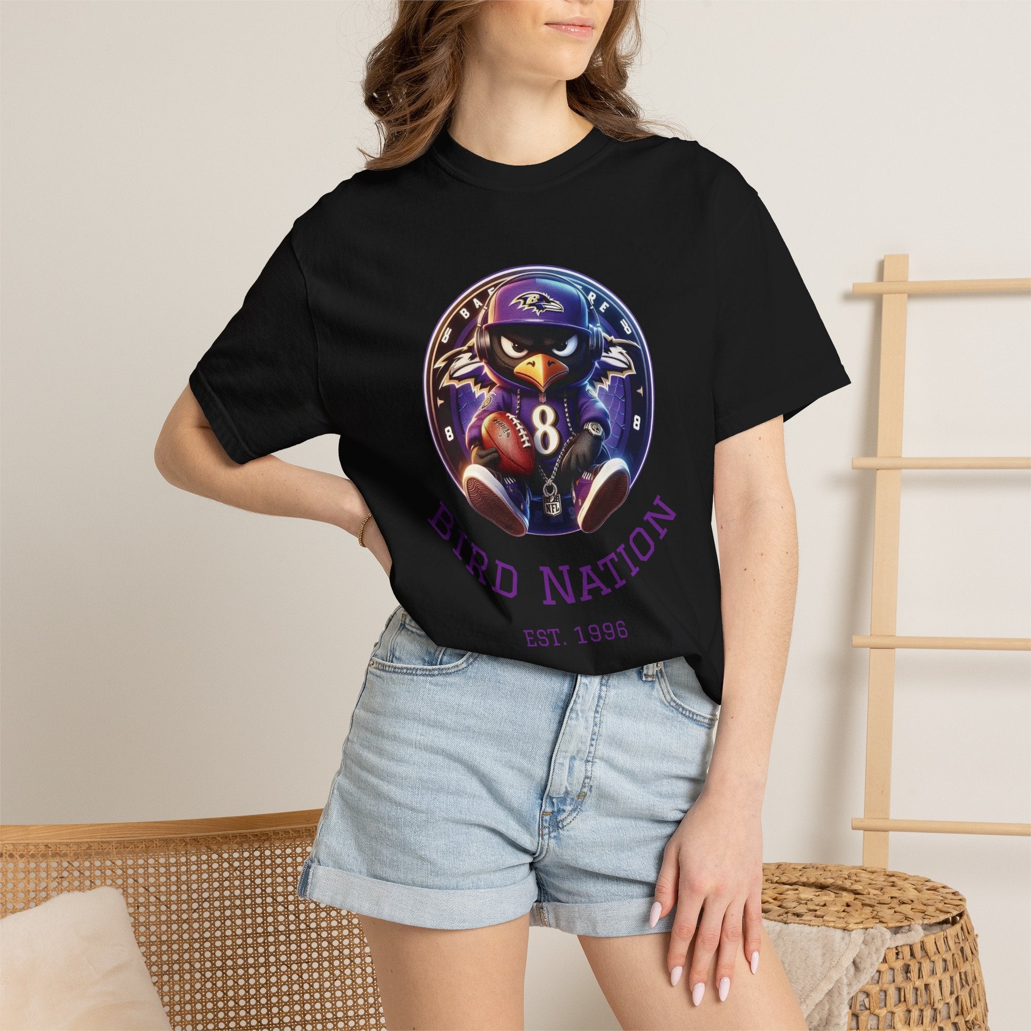 Bird Nation Tee — Vintage Sports Mascot Graphic T-Shirt