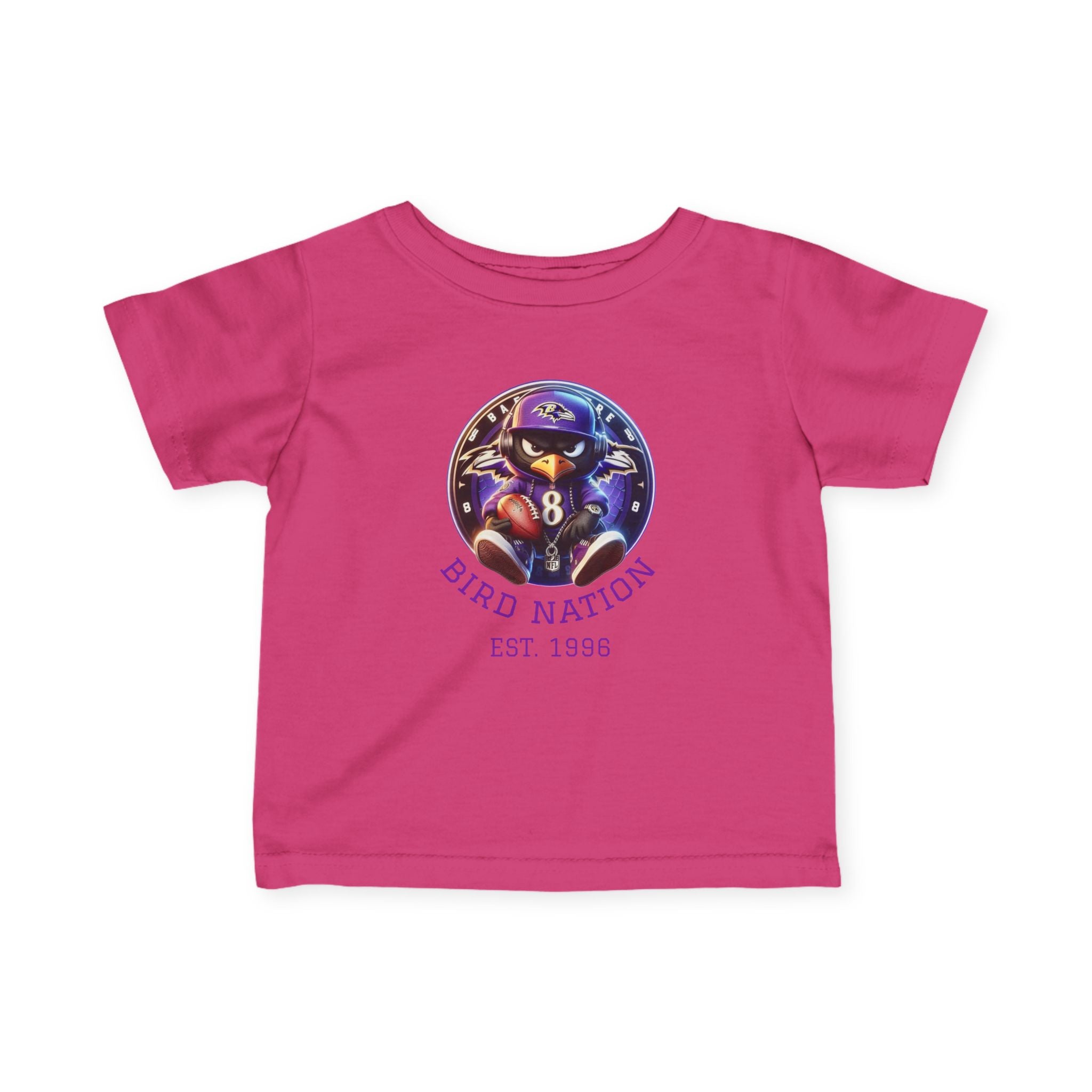 Infant Tee — "Bird Nation" Baby Shirt (Est. 1996)