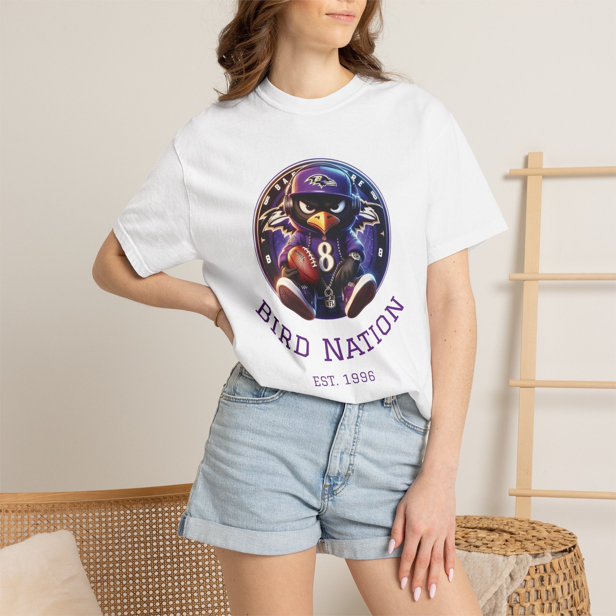 Bird Nation Tee — Vintage Sports Mascot Graphic T-Shirt