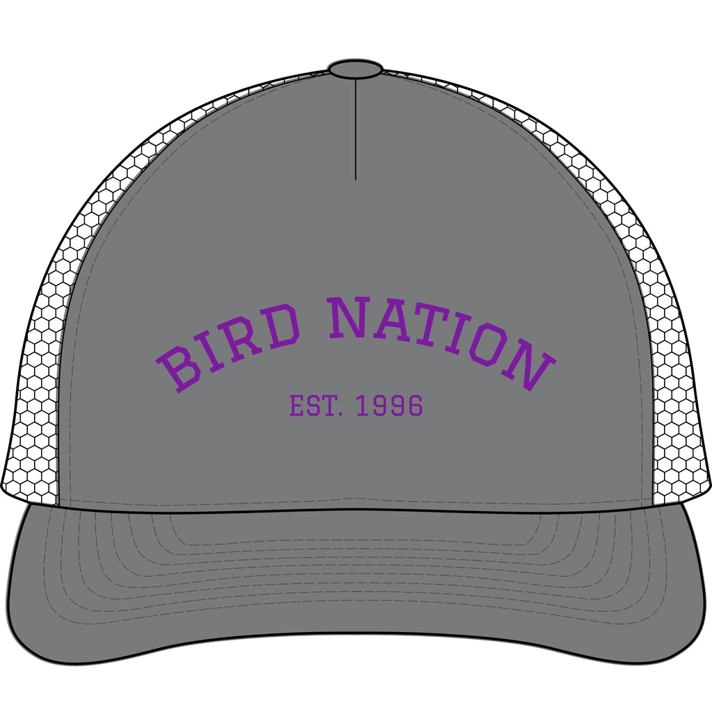 Bird Nation Trucker Cap - "EST. 1996" Embroidered Mesh Hat