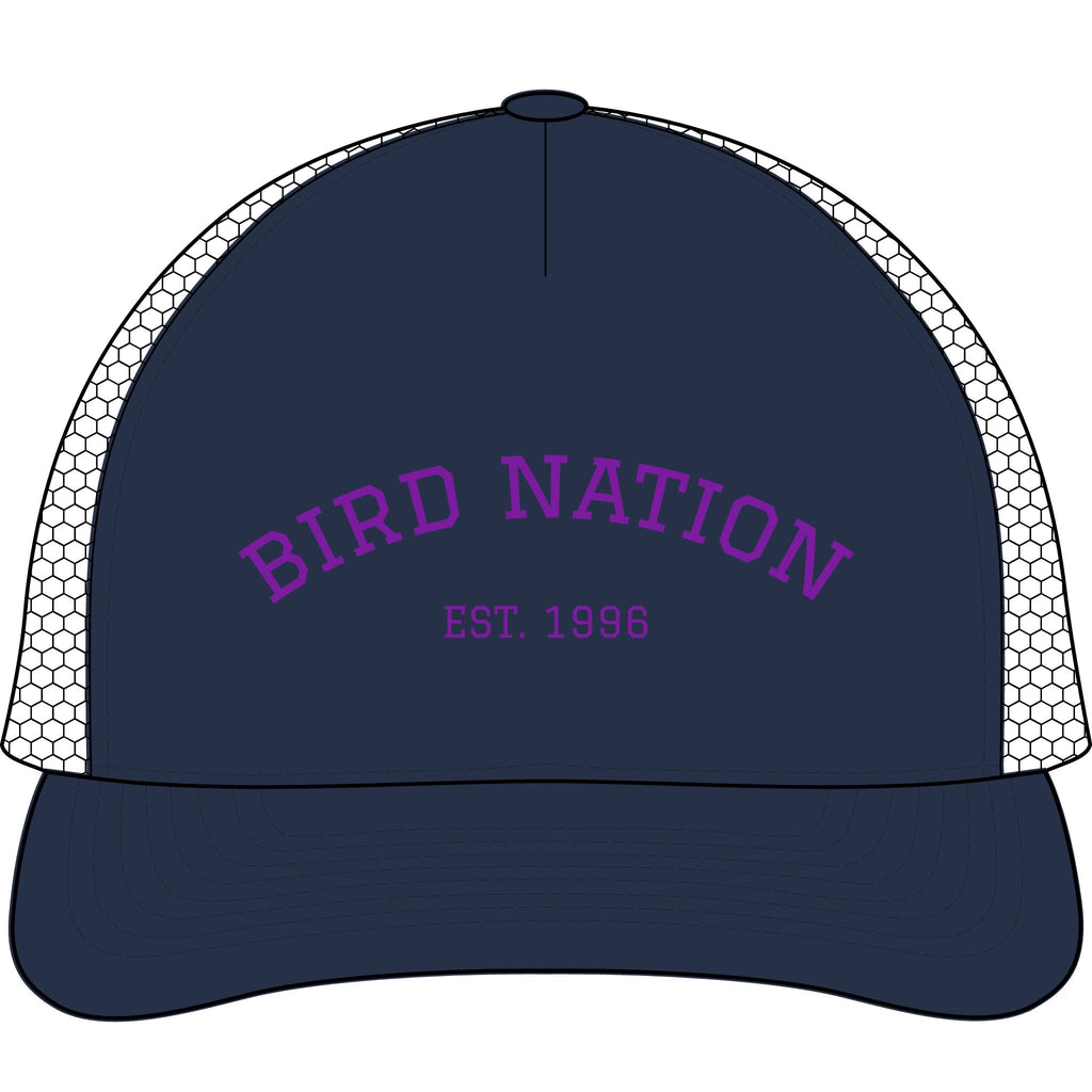 Bird Nation Trucker Cap - "EST. 1996" Embroidered Mesh Hat