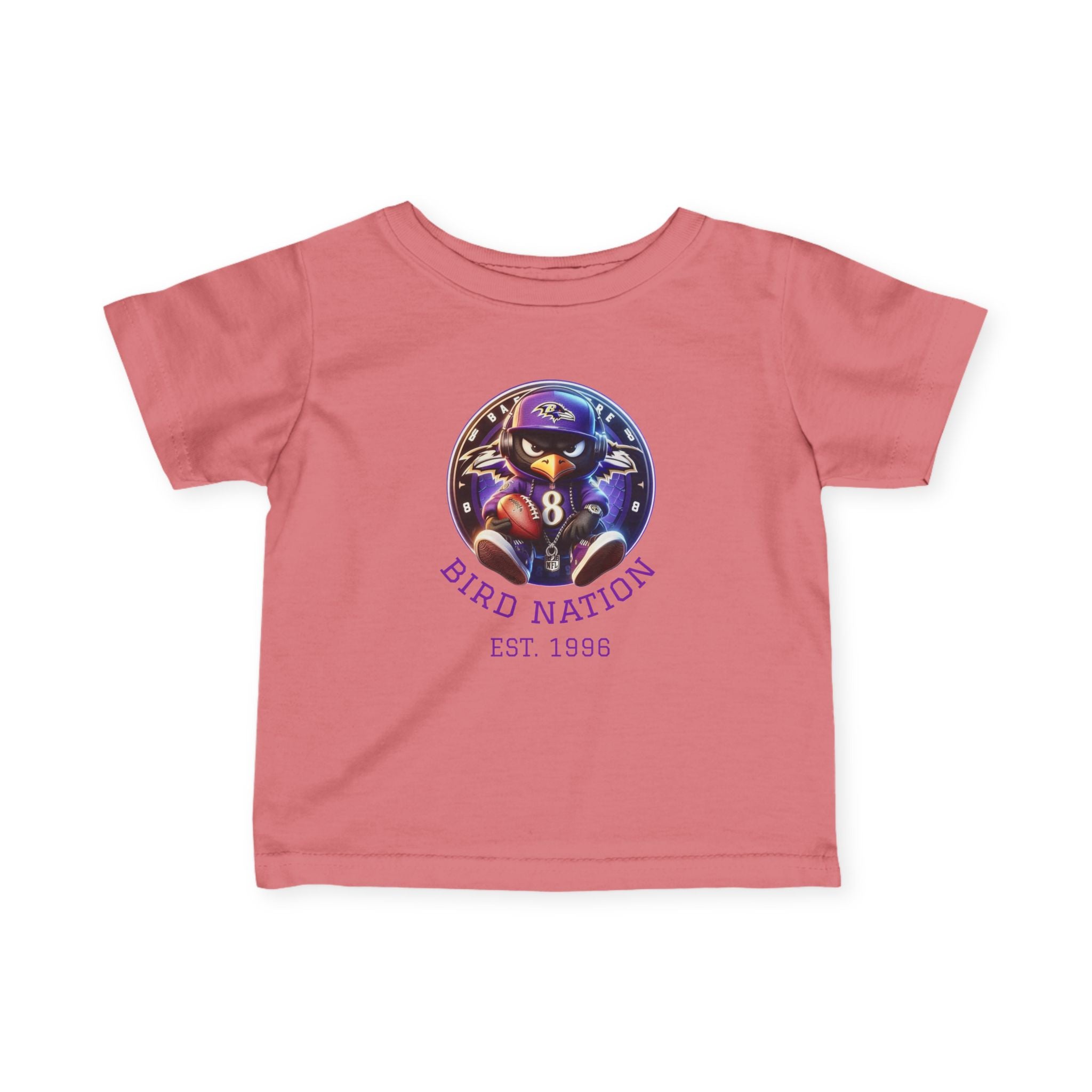 Infant Tee — "Bird Nation" Baby Shirt (Est. 1996)
