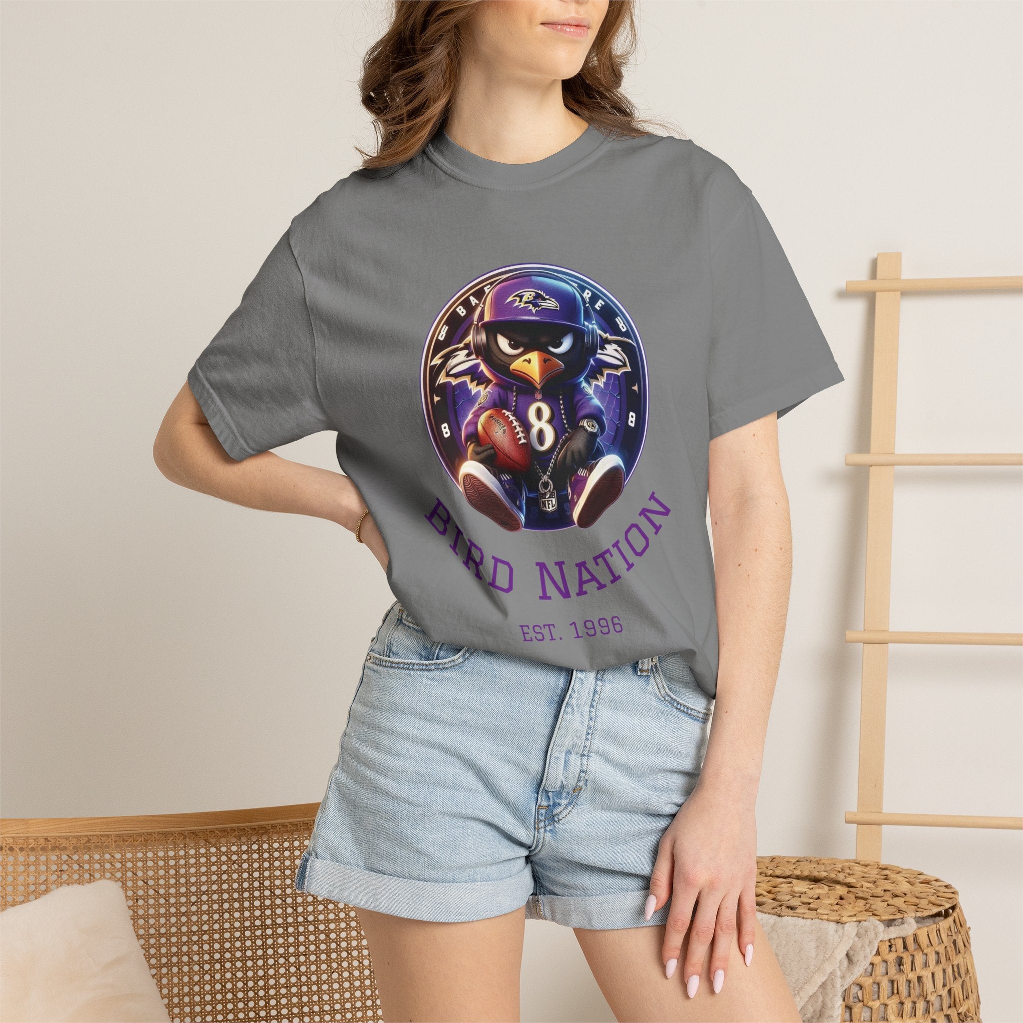 Bird Nation Tee — Vintage Sports Mascot Graphic T-Shirt