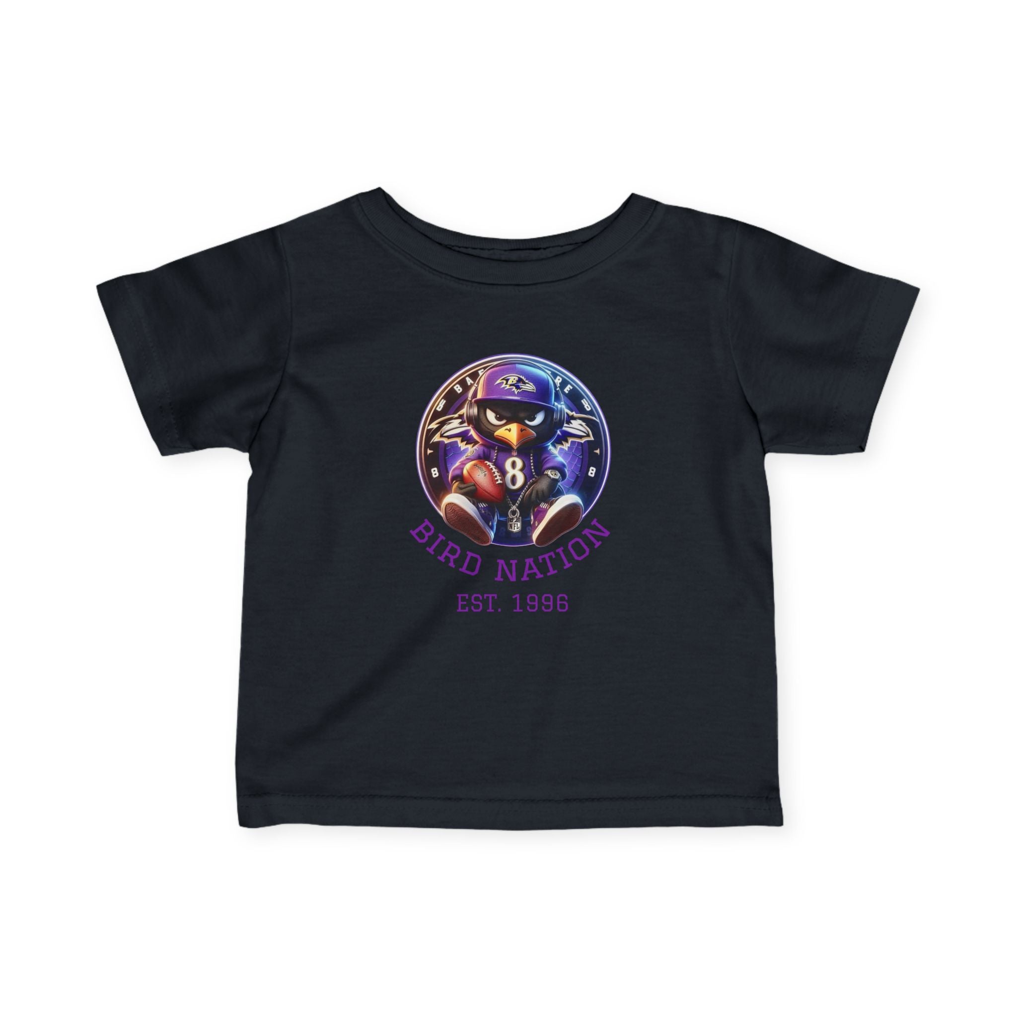 Infant Tee — "Bird Nation" Baby Shirt (Est. 1996)