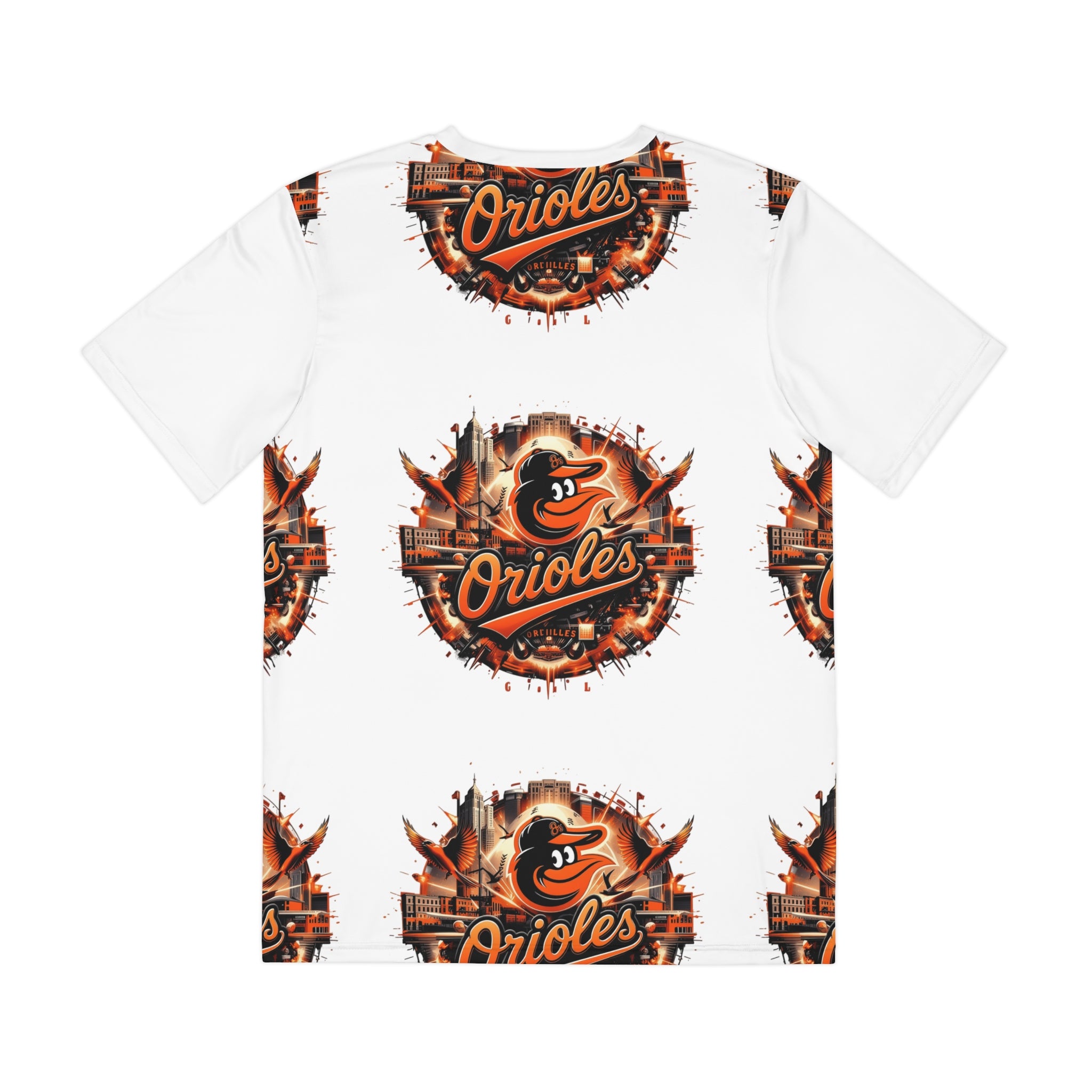 Orioles Retro Logo All-Over Print Tee