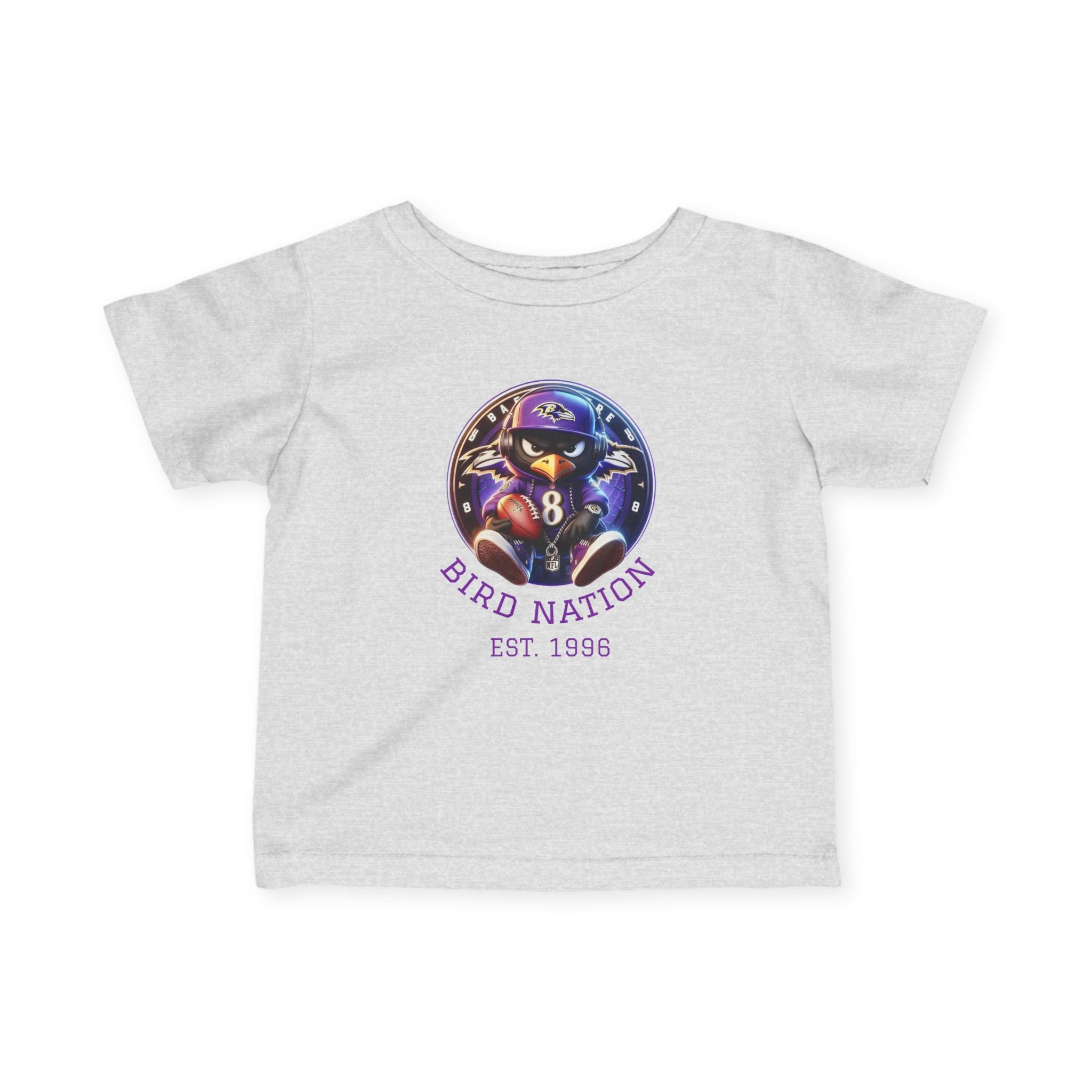 Infant Tee — "Bird Nation" Baby Shirt (Est. 1996)