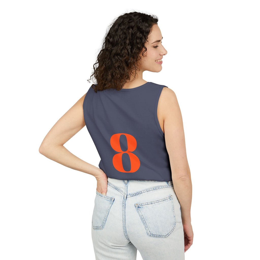 Orioles Vintage Logo Tank Top — Baltimore Baseball Fan Jersey Tank (08 back)