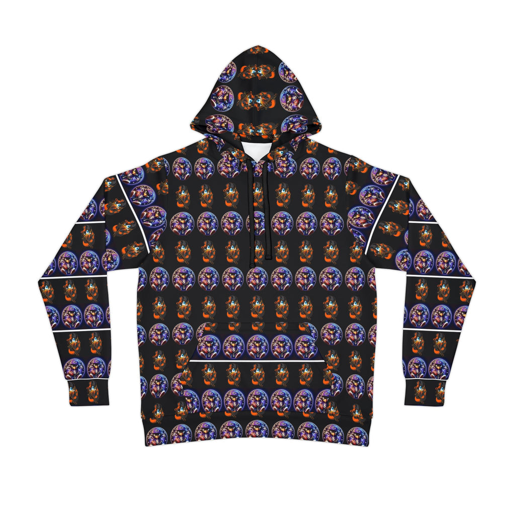 Orioles/Ravens  Athletic Hoodie — Repeating pattern    All-Over Print