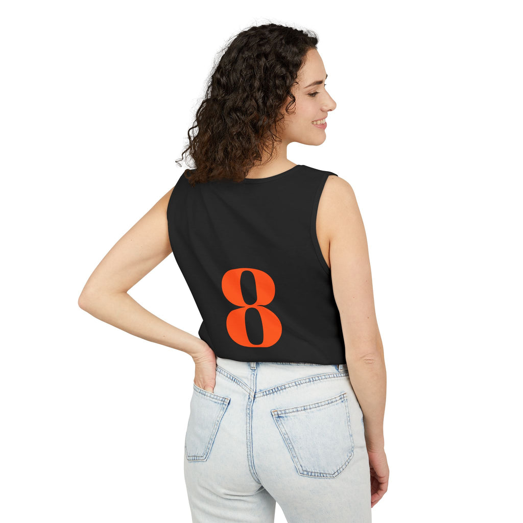 Orioles Vintage Logo Tank Top — Baltimore Baseball Fan Jersey Tank (08 back)