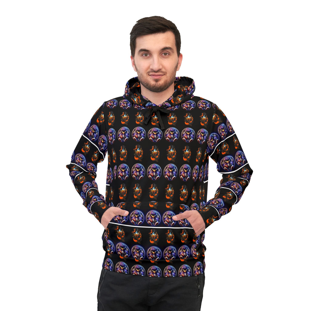 Orioles/Ravens  Athletic Hoodie — Repeating pattern    All-Over Print