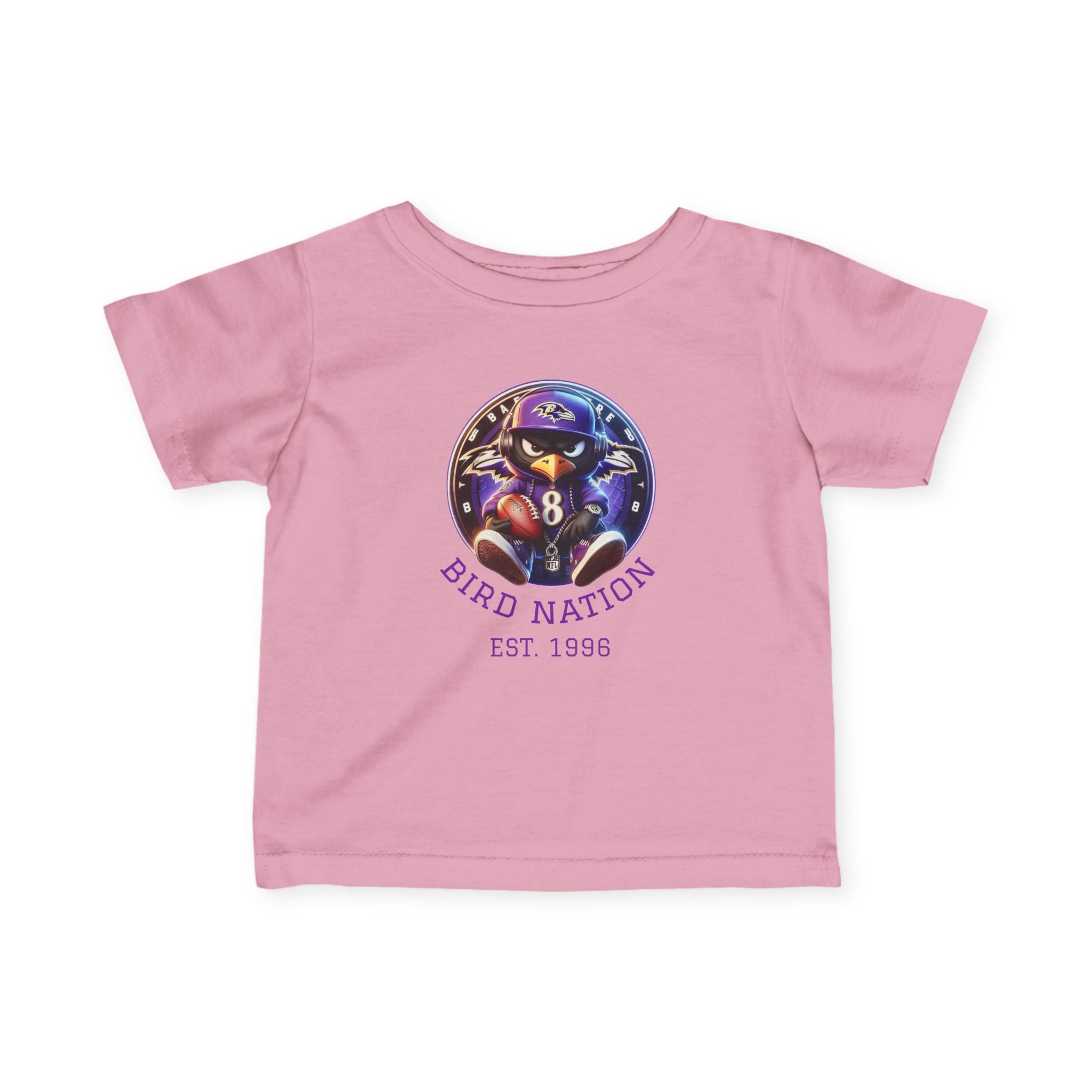 Infant Tee — "Bird Nation" Baby Shirt (Est. 1996)