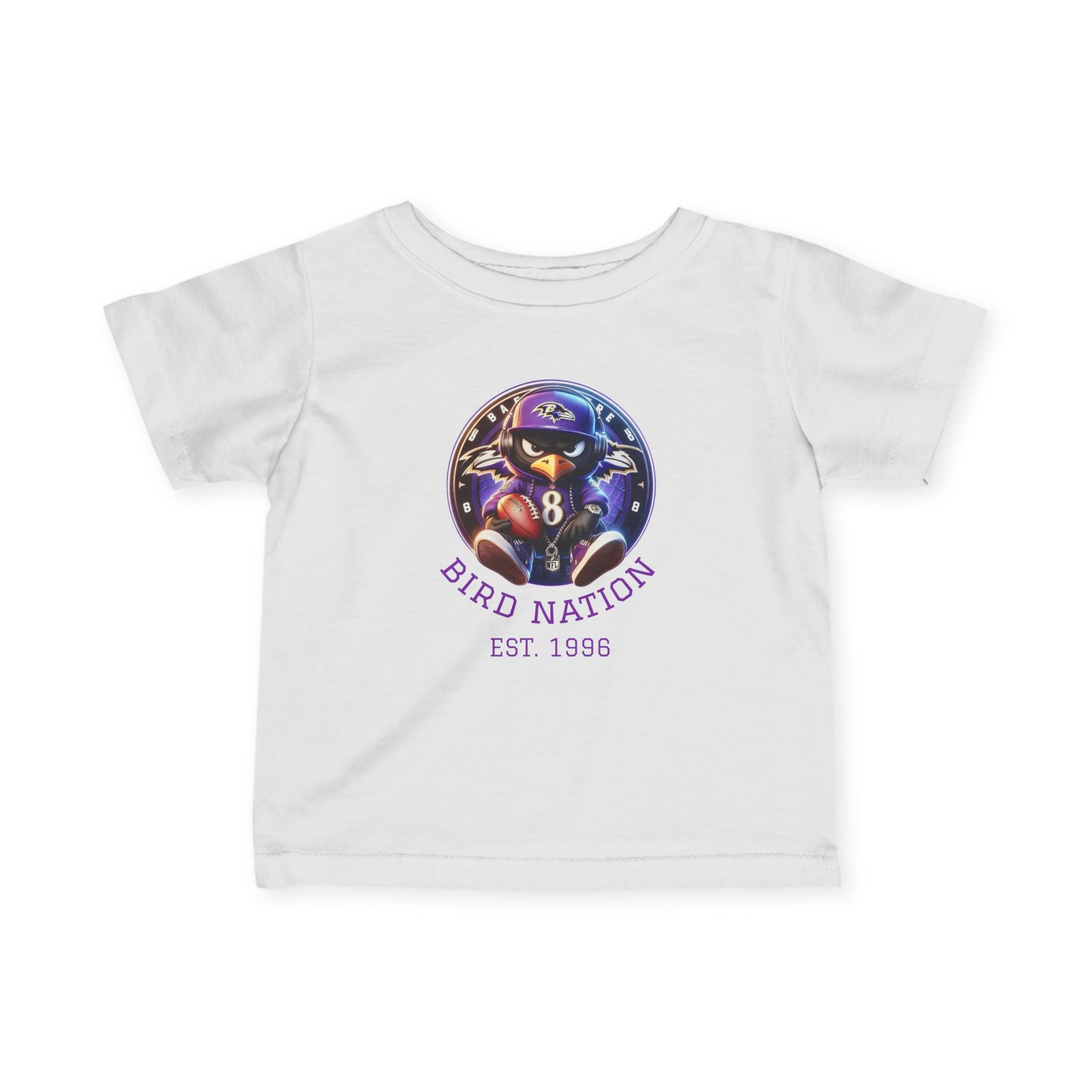 Infant Tee — "Bird Nation" Baby Shirt (Est. 1996)