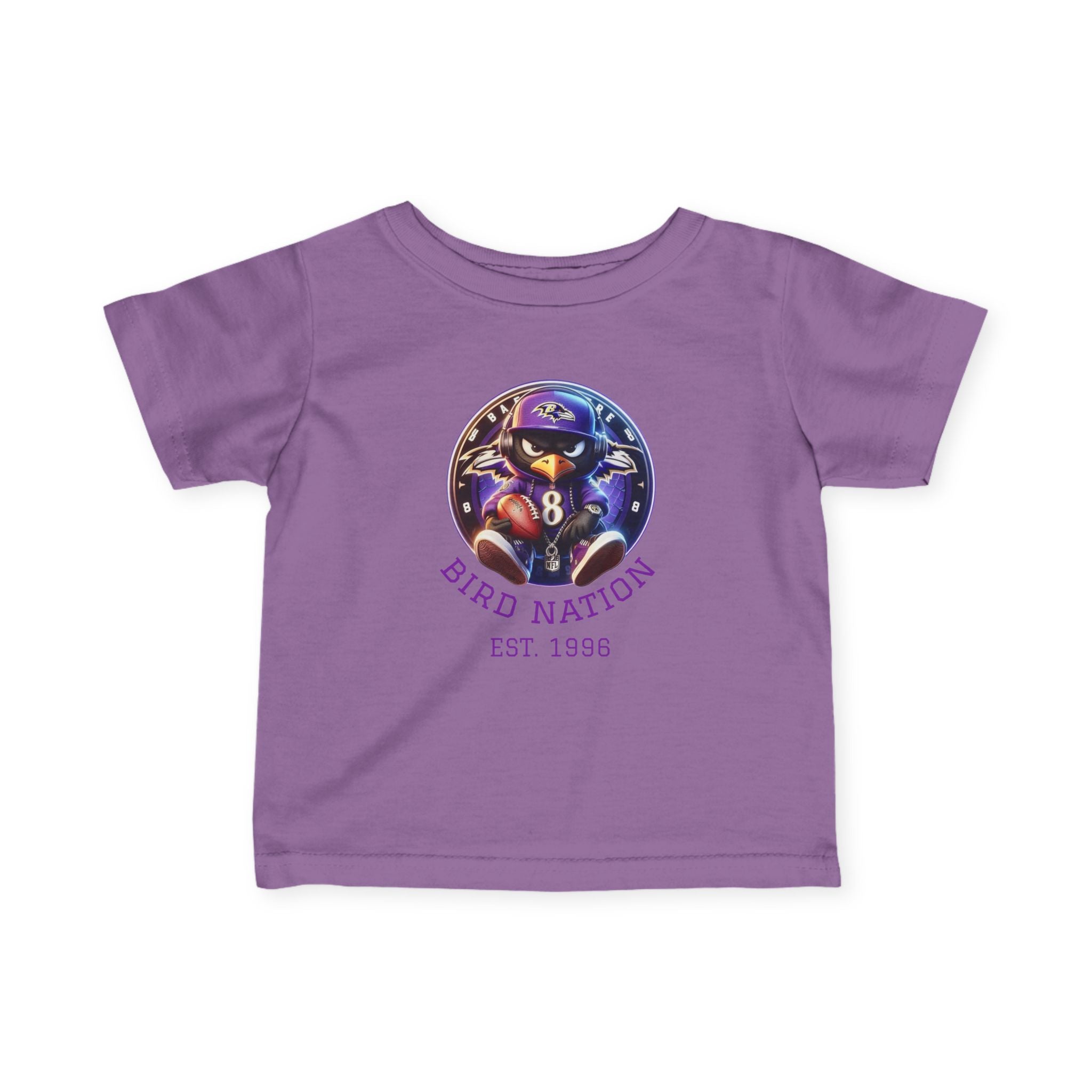 Infant Tee — "Bird Nation" Baby Shirt (Est. 1996)
