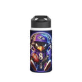 Baltimore Raven Cartoon Water Bottle — #8 Football Stainless Steel Bottle