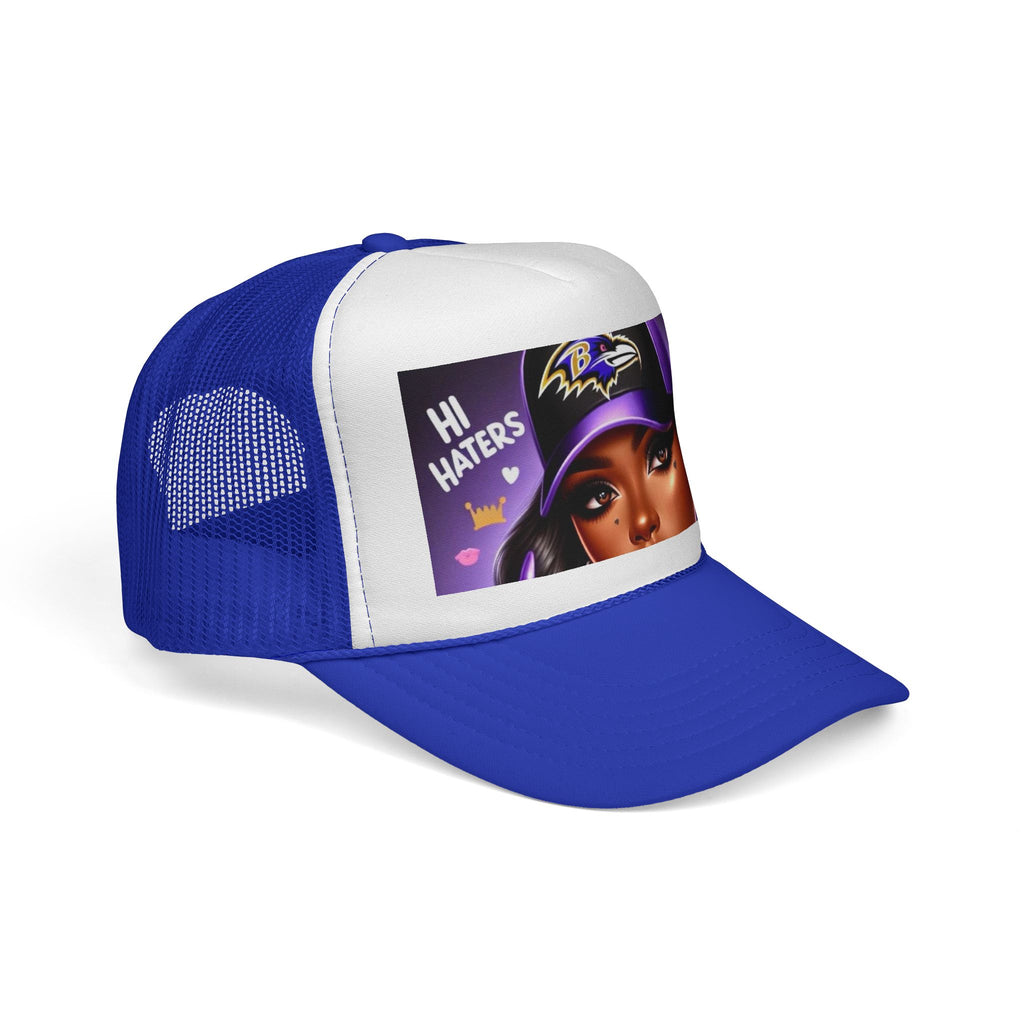 Baltimore Ravens 'Hi Haters' Trucker Cap - Women's Varsity Mesh Hat
