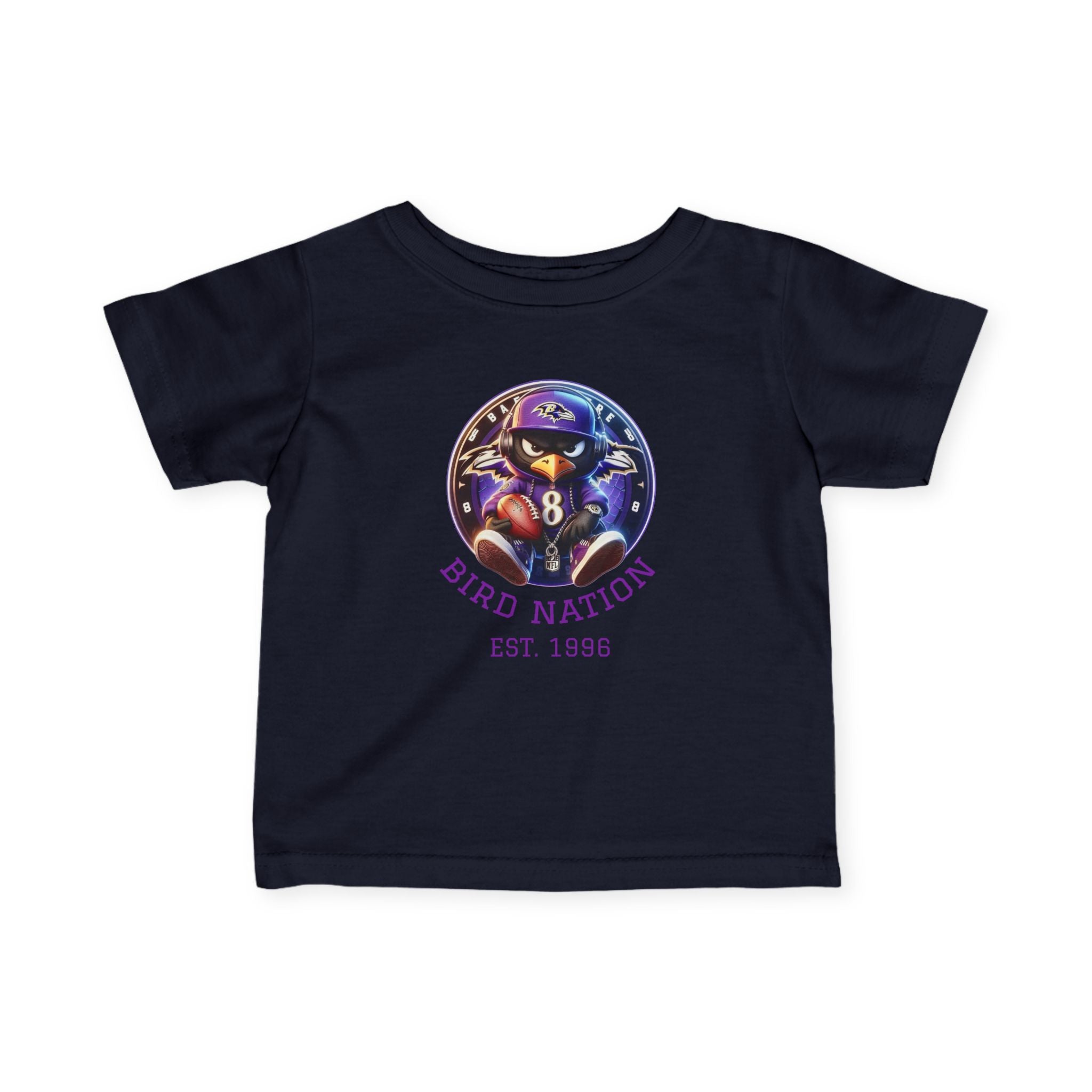 Infant Tee — "Bird Nation" Baby Shirt (Est. 1996)